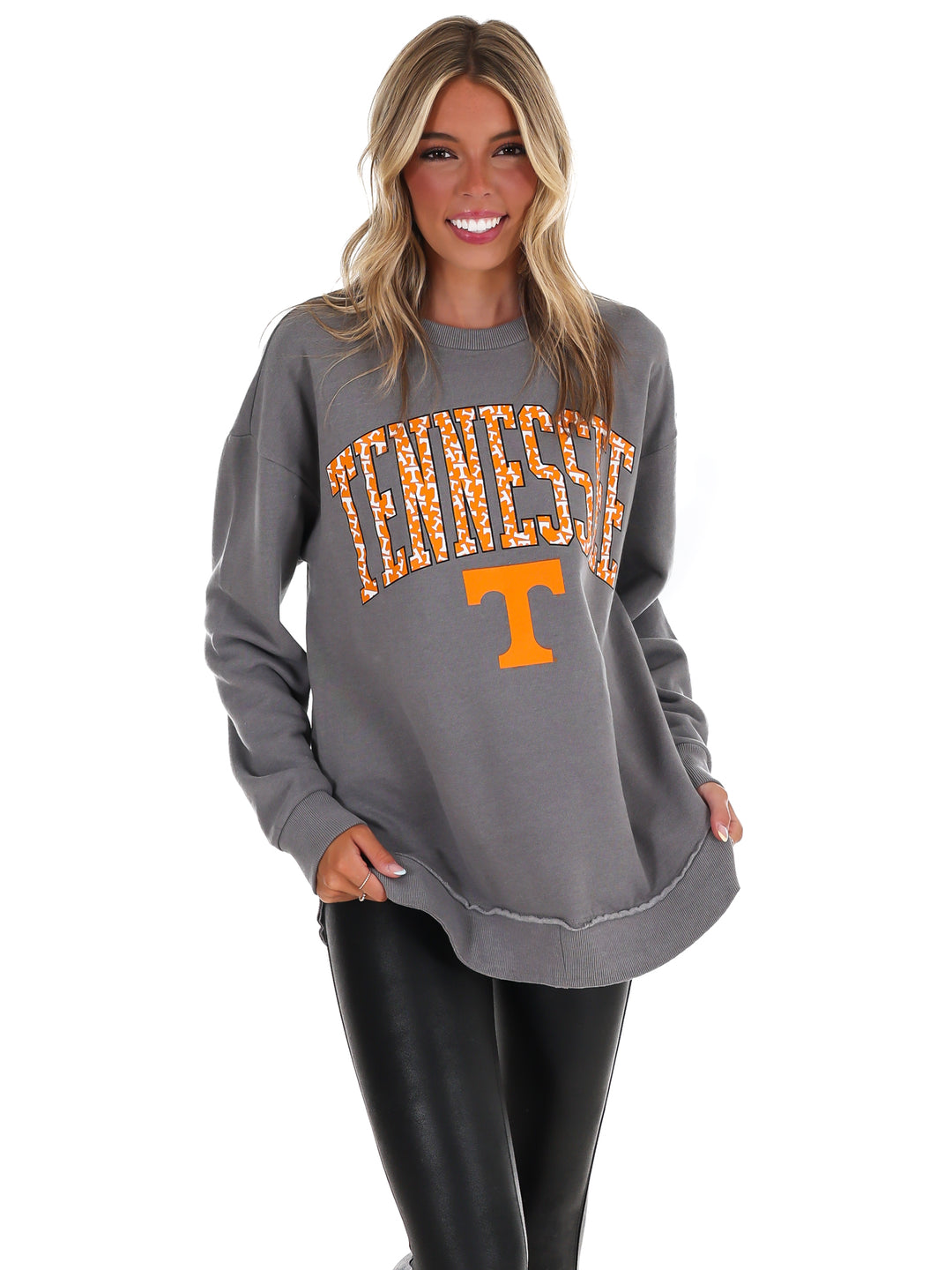 Tennessee Crewneck Hi-Lo Fleece