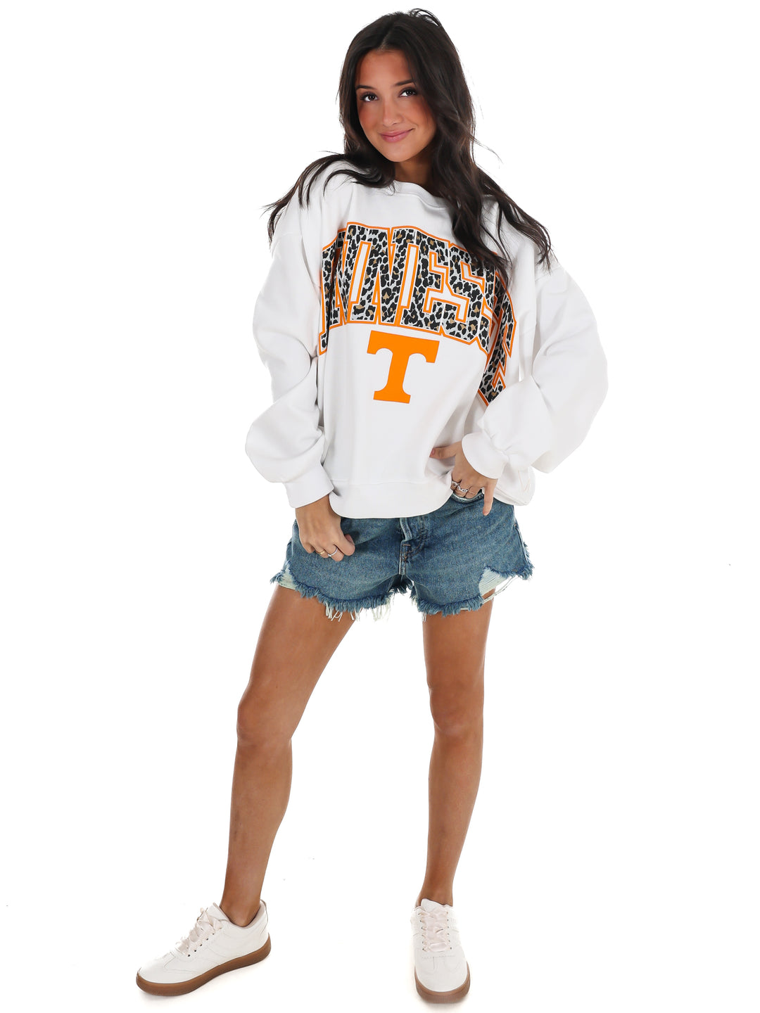 Tennessee Leopard Oversized Pullover