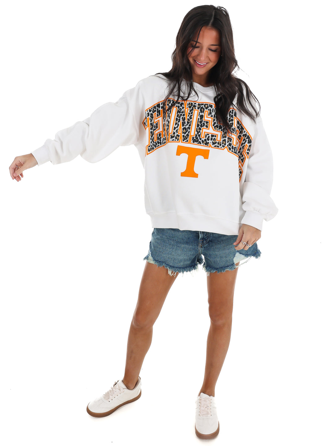 Tennessee Leopard Oversized Pullover