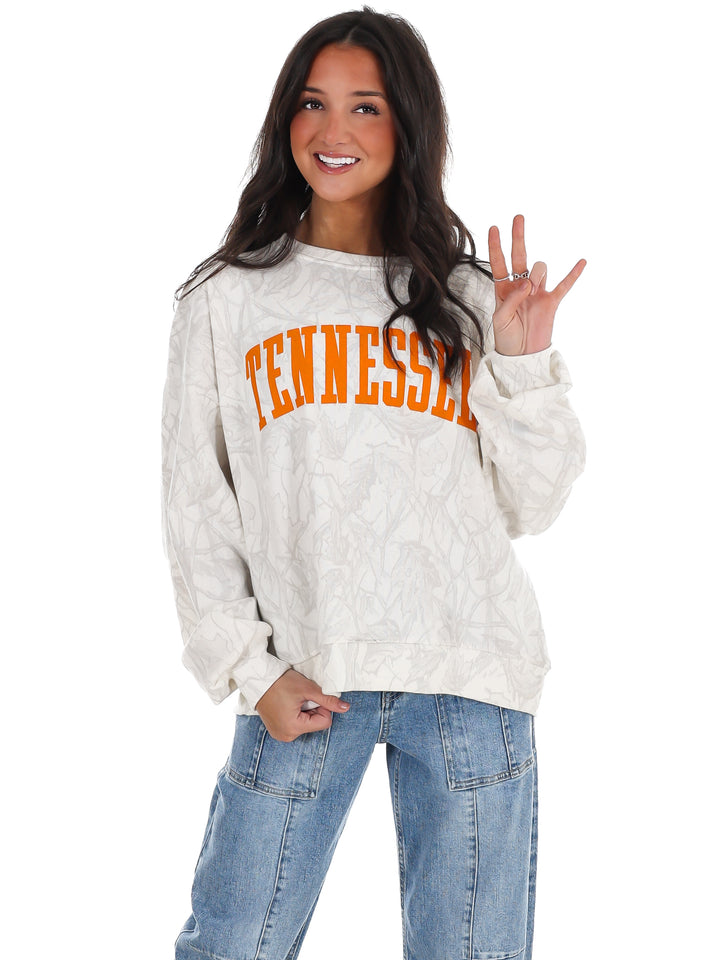 Camo Arch Tennessee Sweatshirt
