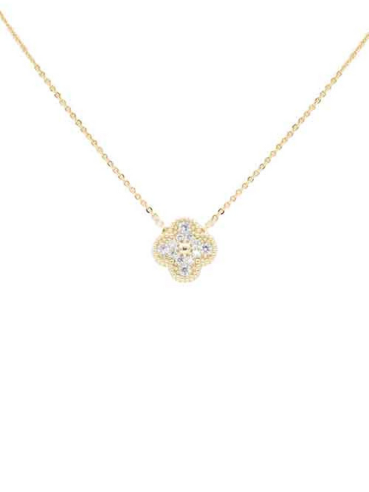 Crystal Flower Necklace