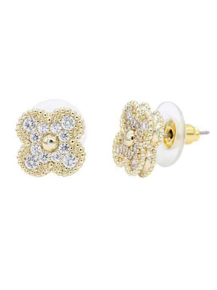 Crystal Flower Earrings