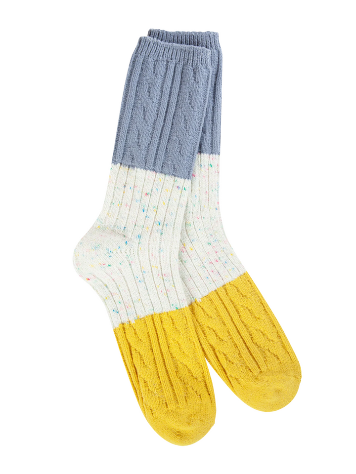 Weekend Confetti Cable Crew Socks