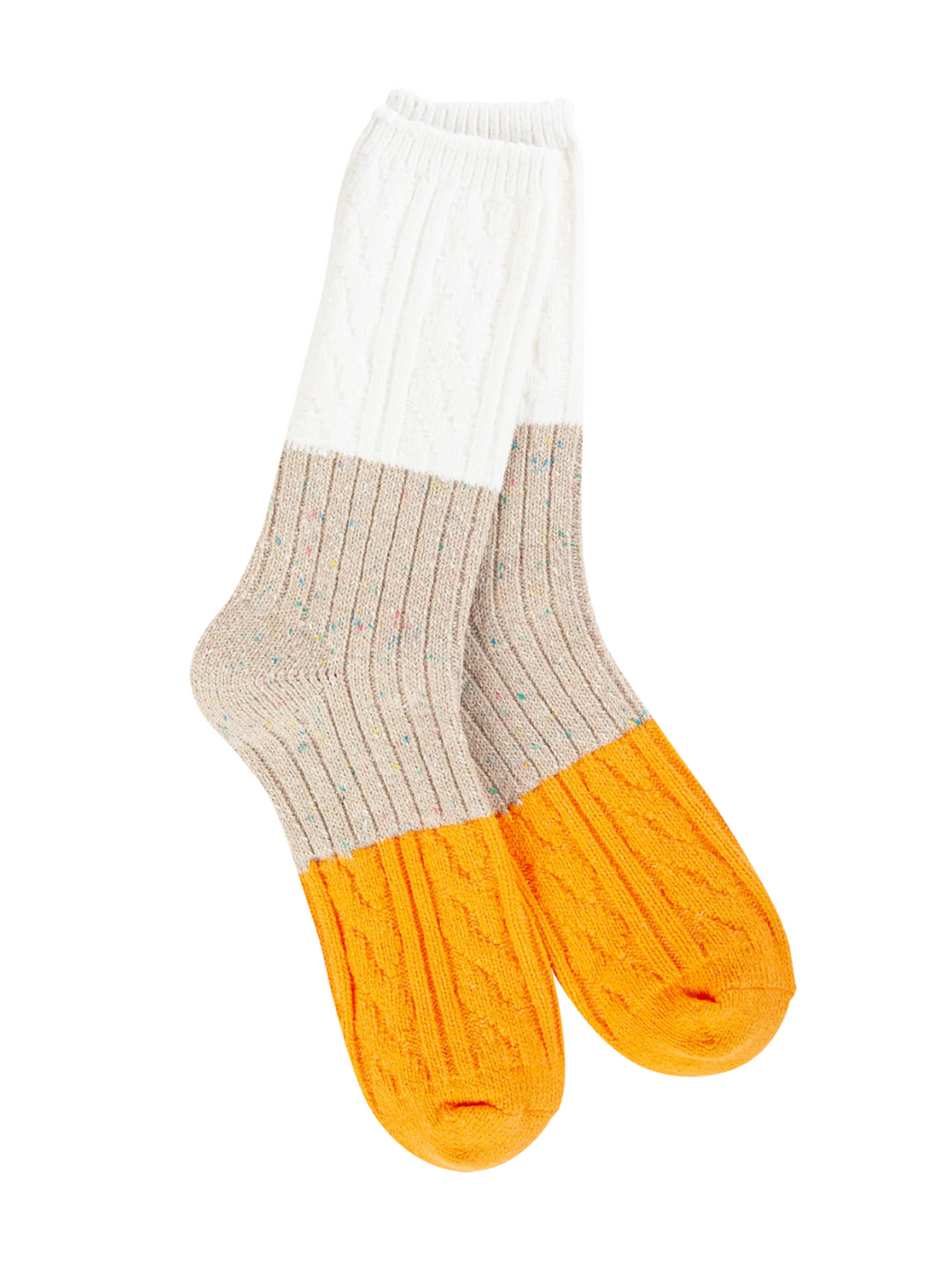 Weekend Confetti Cable Crew Socks