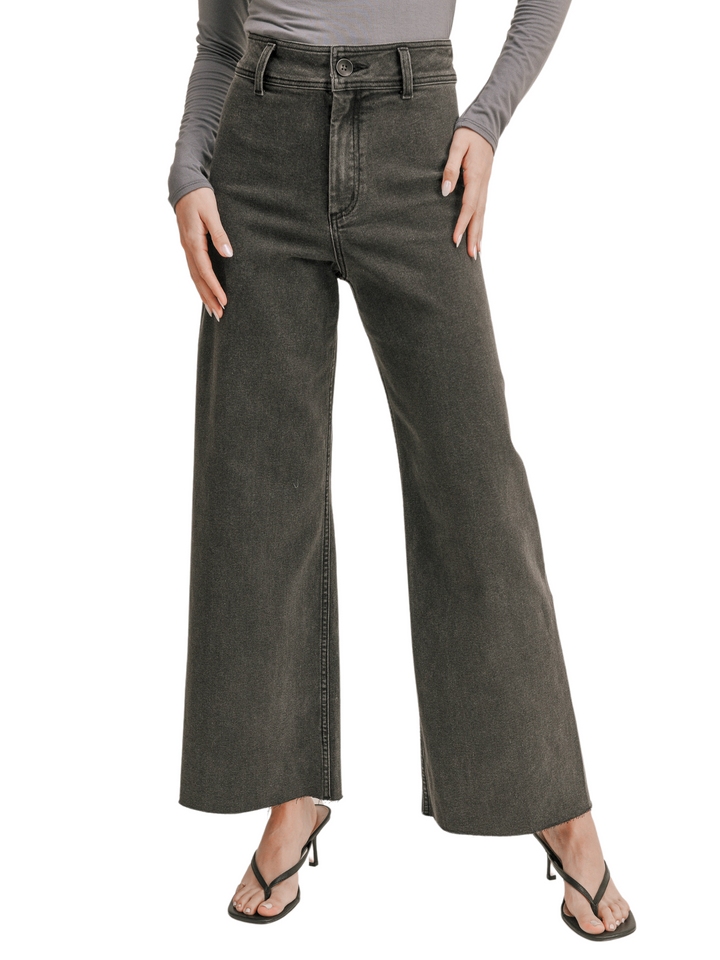 Urban Stroll Straight Wide Leg Jeans