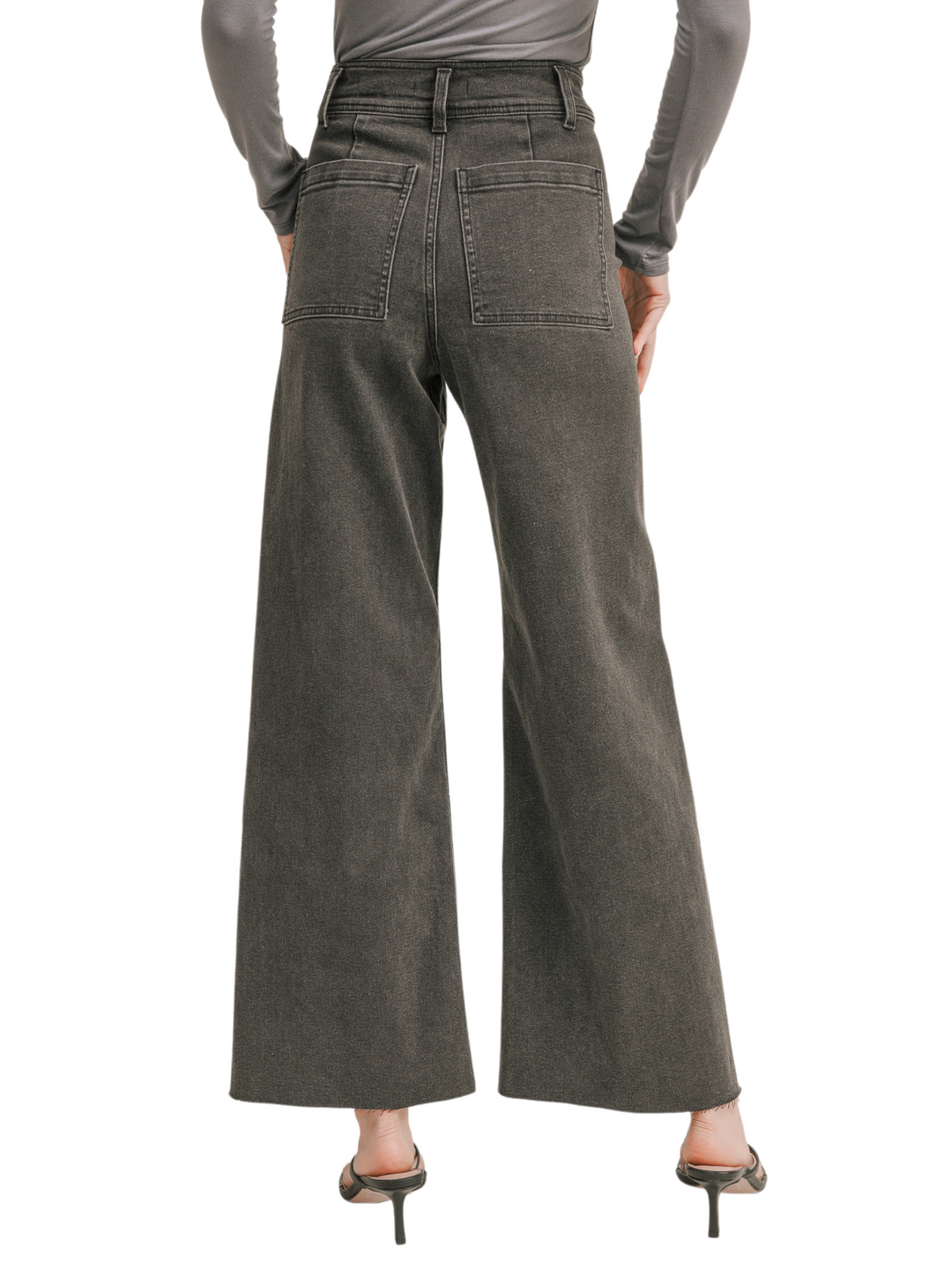 Urban Stroll Straight Wide Leg Jeans