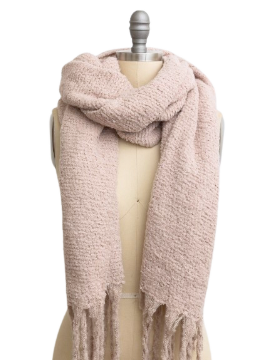 Ultra Soft Knit Scarf with Tassels
