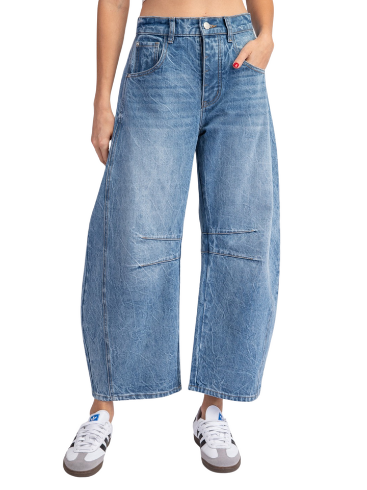 Now I Know Barrel Jeans