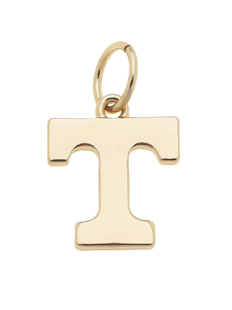 Tennessee Volunteers Shiny Gold Logo Charm
