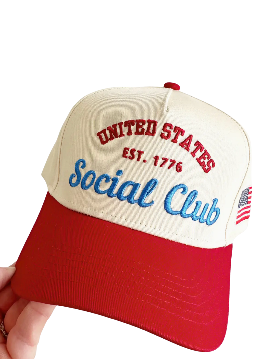 United States Social Club Vintage Trucker Hat