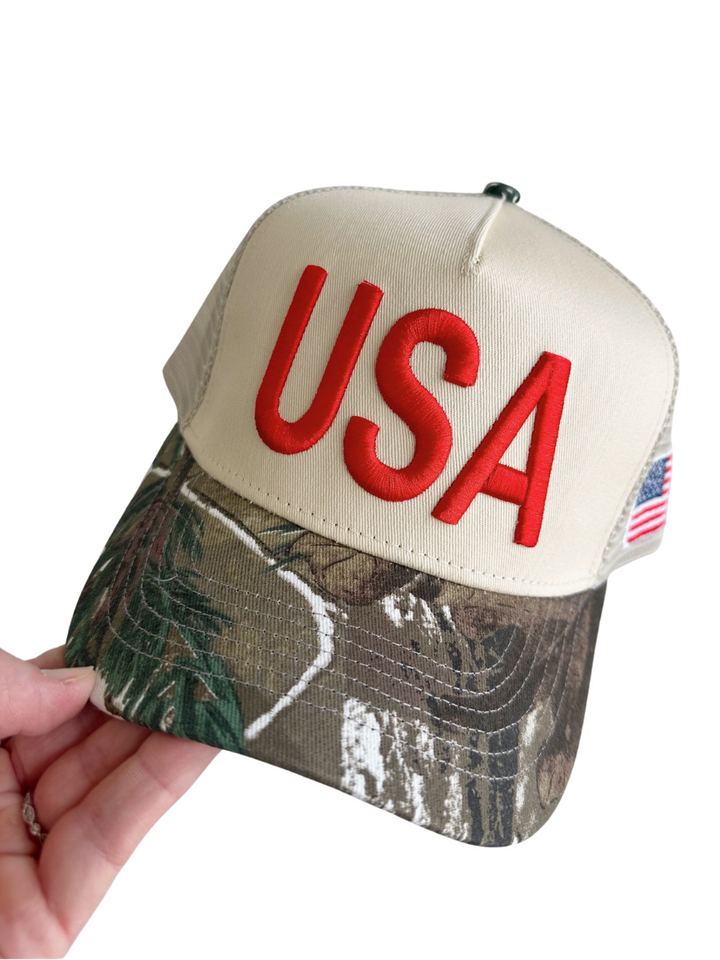 USA Vintage Trucker Hat