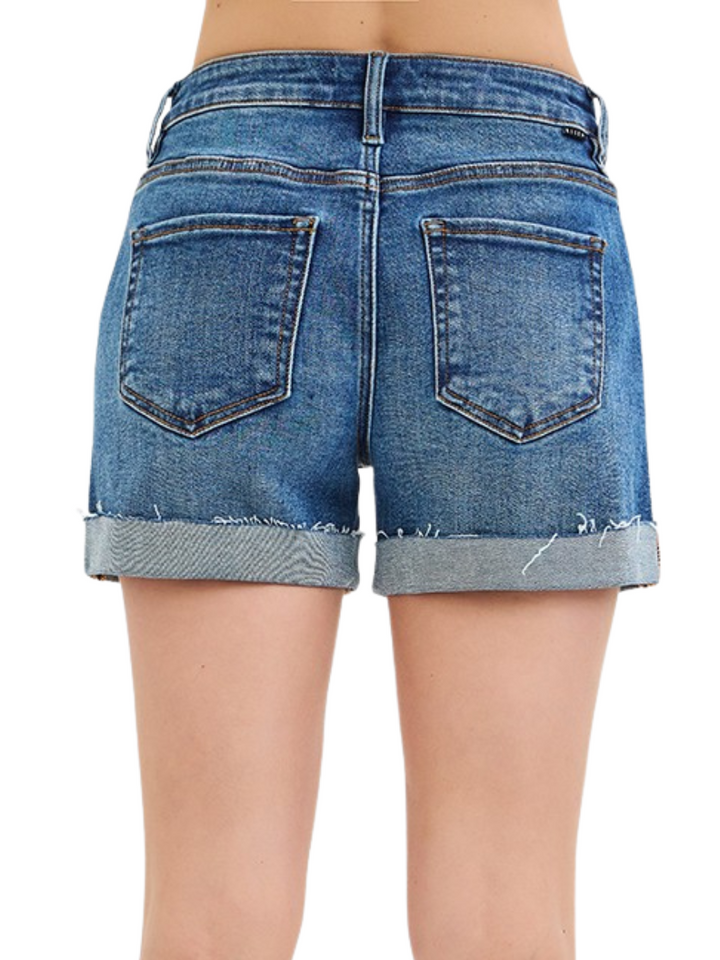 River Run High Rise Cuffed Shorts