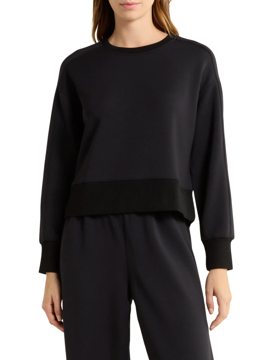 Spanx Luxe Crewneck Top