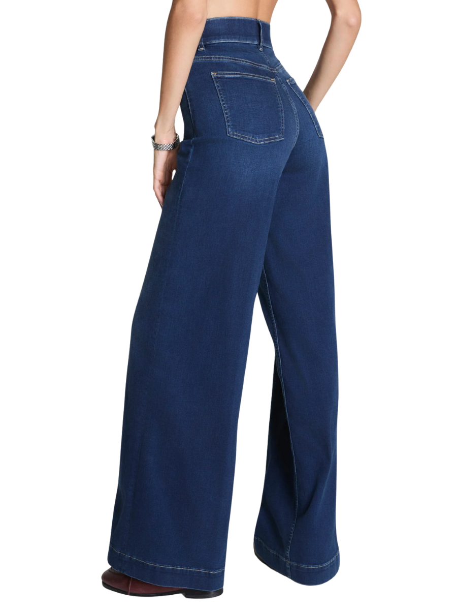 Spanx Pull On Wide Leg Jeans