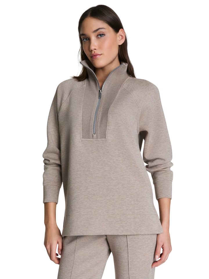Spanx Brushed Half Zip Tunic