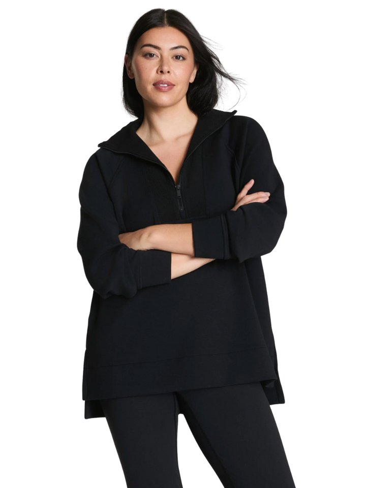 Spanx Brushed Half Zip Tunic