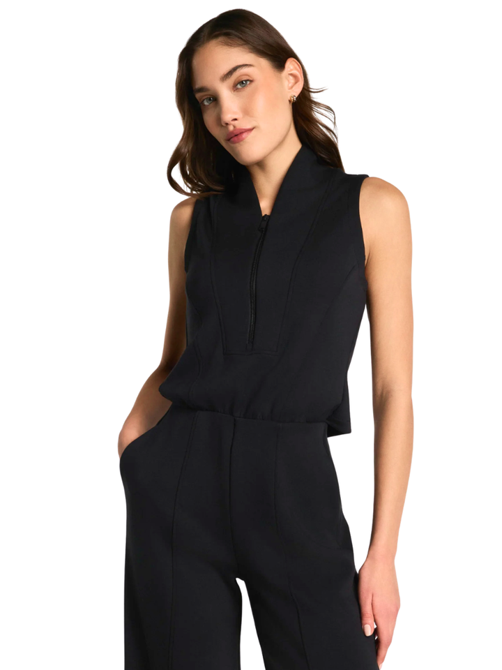 SPANX AirEssentials® Shawl Collar Half Zip Jumpsuit
