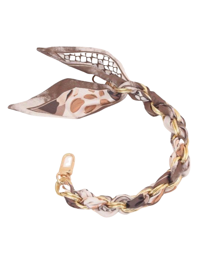 Chainlink Scarf Phone Wristlet