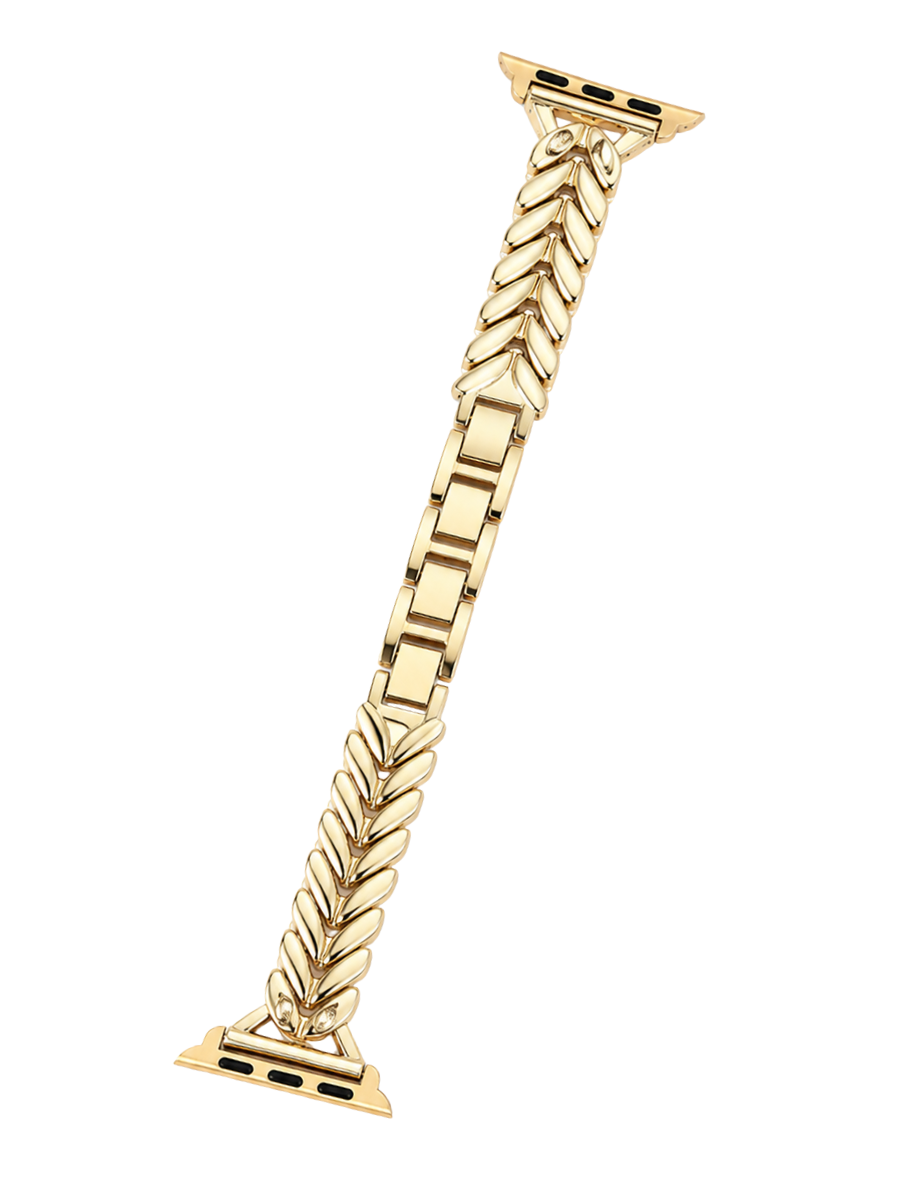 Braided Rhinestone Chainlink Smart Watch Band