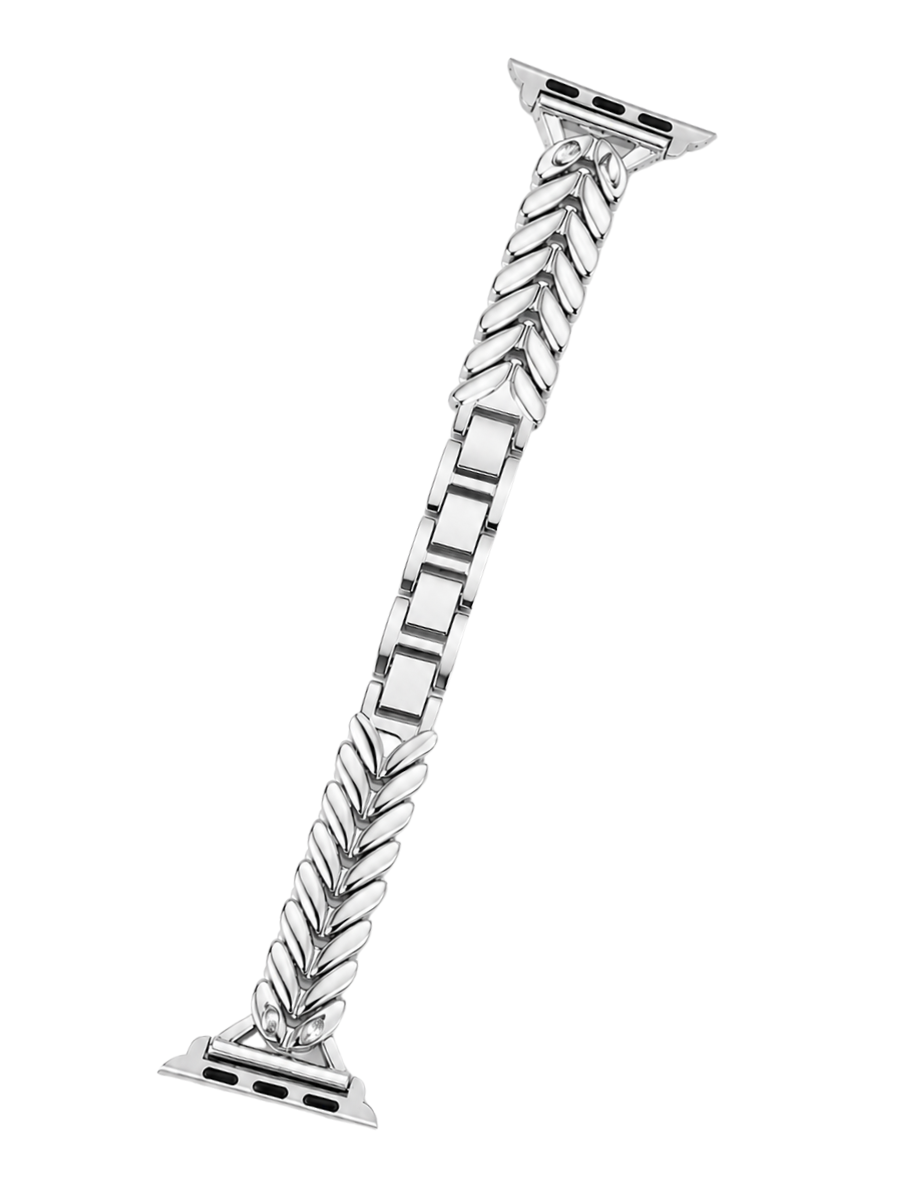 Braided Rhinestone Chainlink Smart Watch Band