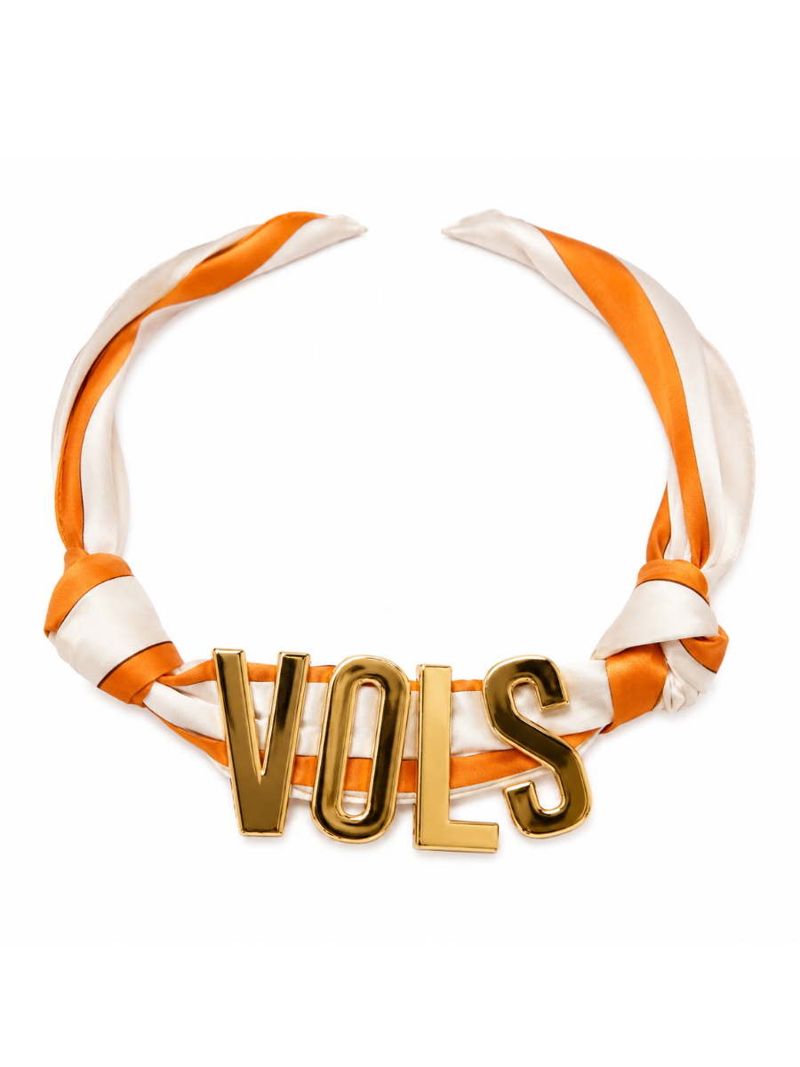 Team Spirit Letter Scarf Necklace