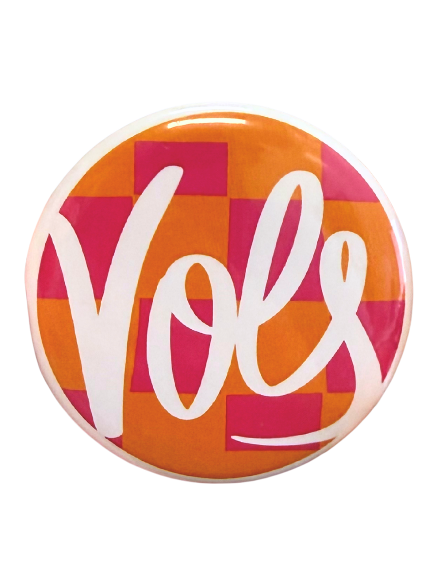 Tennessee Vols Pink &amp; Orange 3" Button