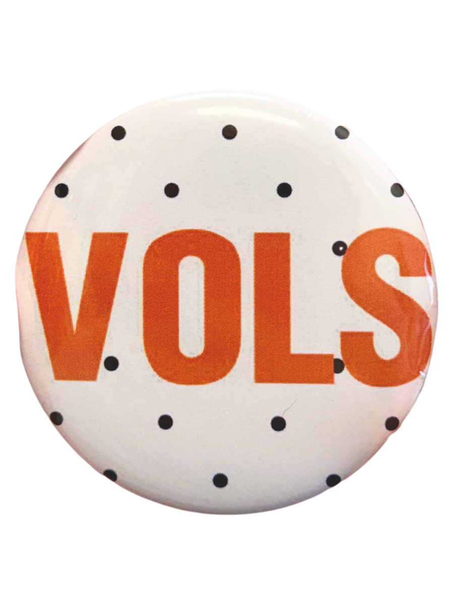 Tennessee Vols Polka Dot 3" Button