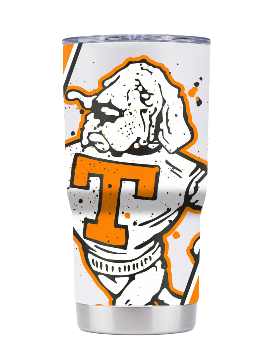 Tennessee Smokey Paint Splatter 20oz Straw Tumbler