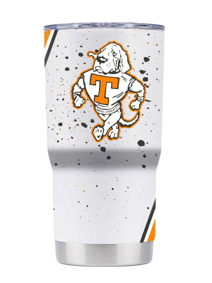 Tennessee Smokey Paint Splatter 20oz Straw Tumbler