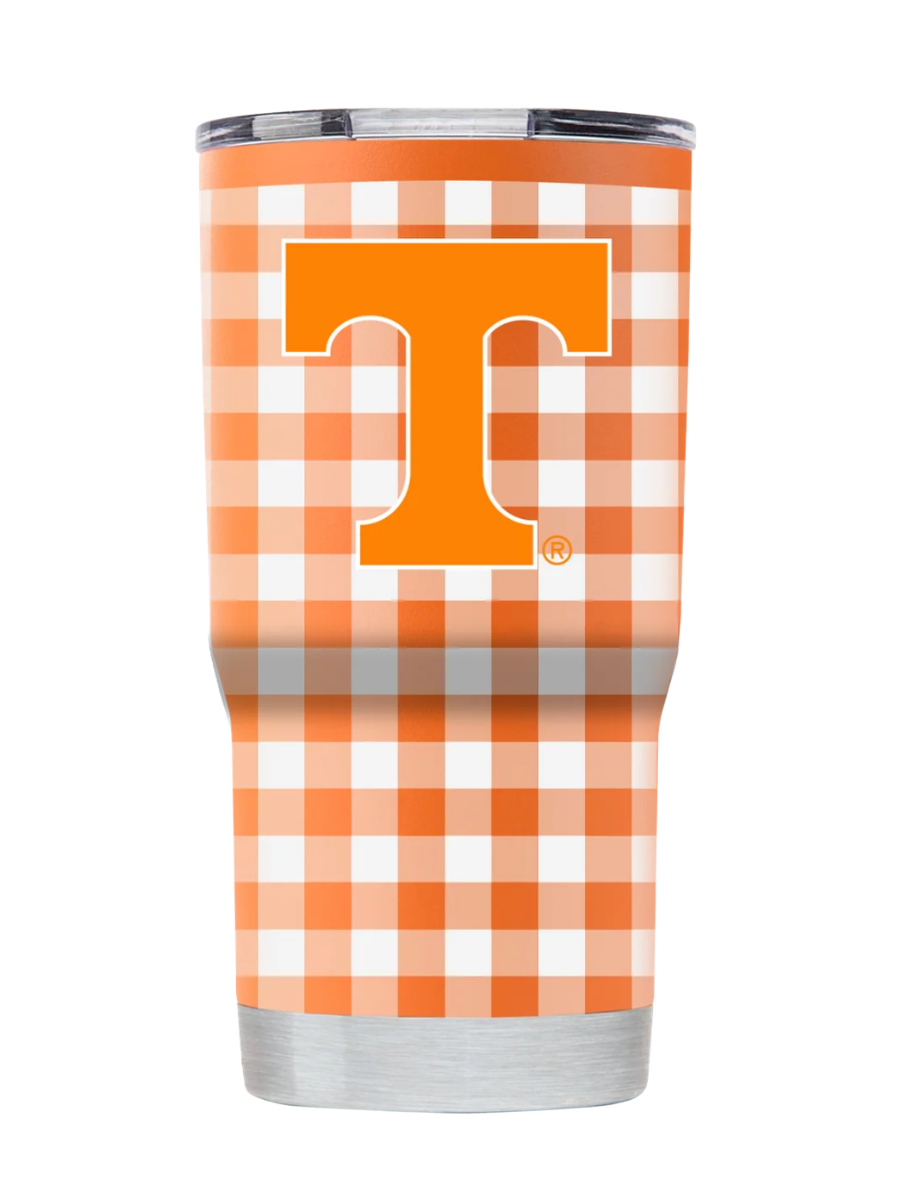 Gingham T 20oz Straw Tumbler