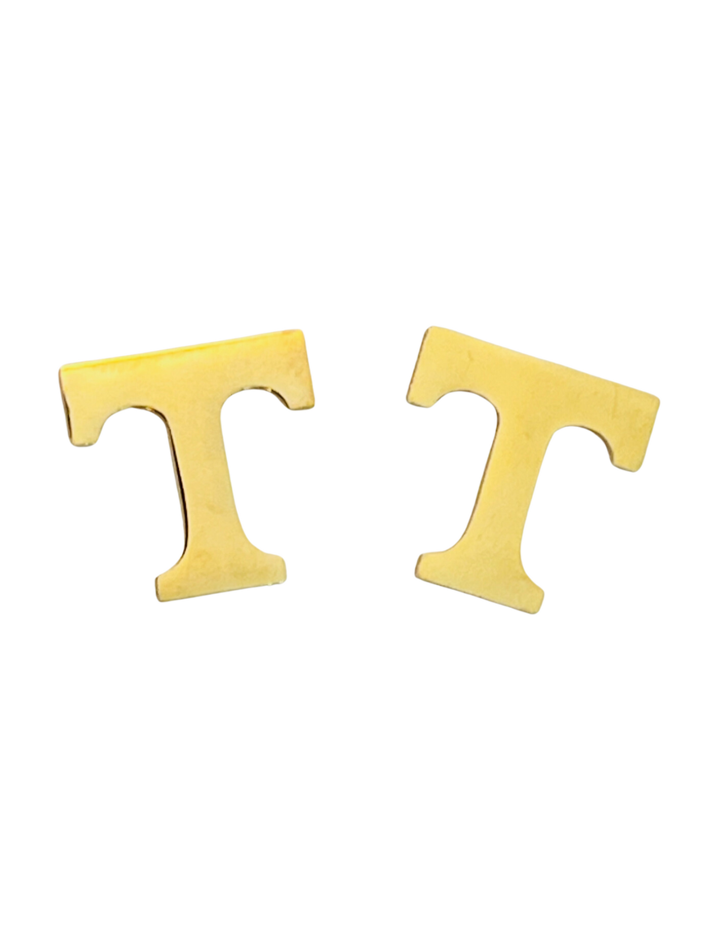 University of Tennessee Gold Power T Earrings