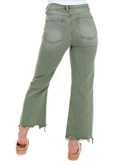 High Standards Vintage Crop Flare Jeans