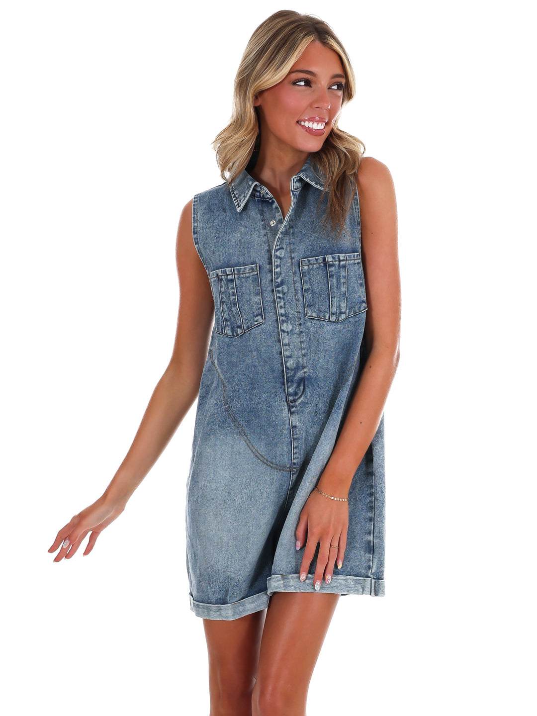 Girl Crush Denim Romper