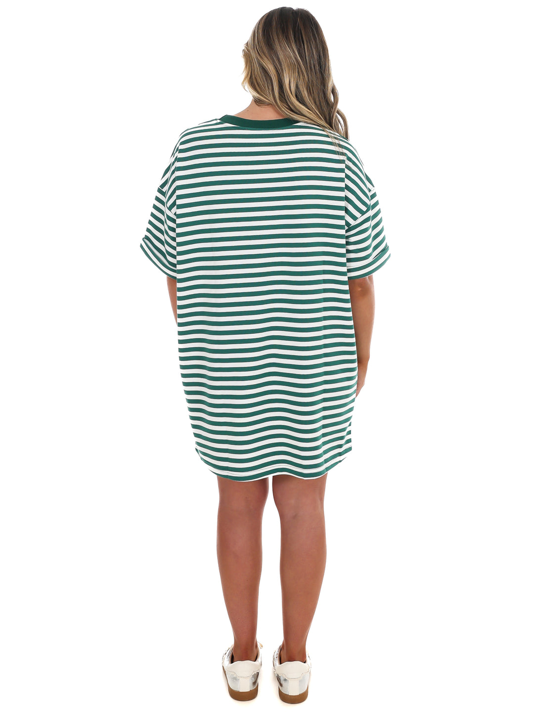 So in Sync Stripe Shirt Dress