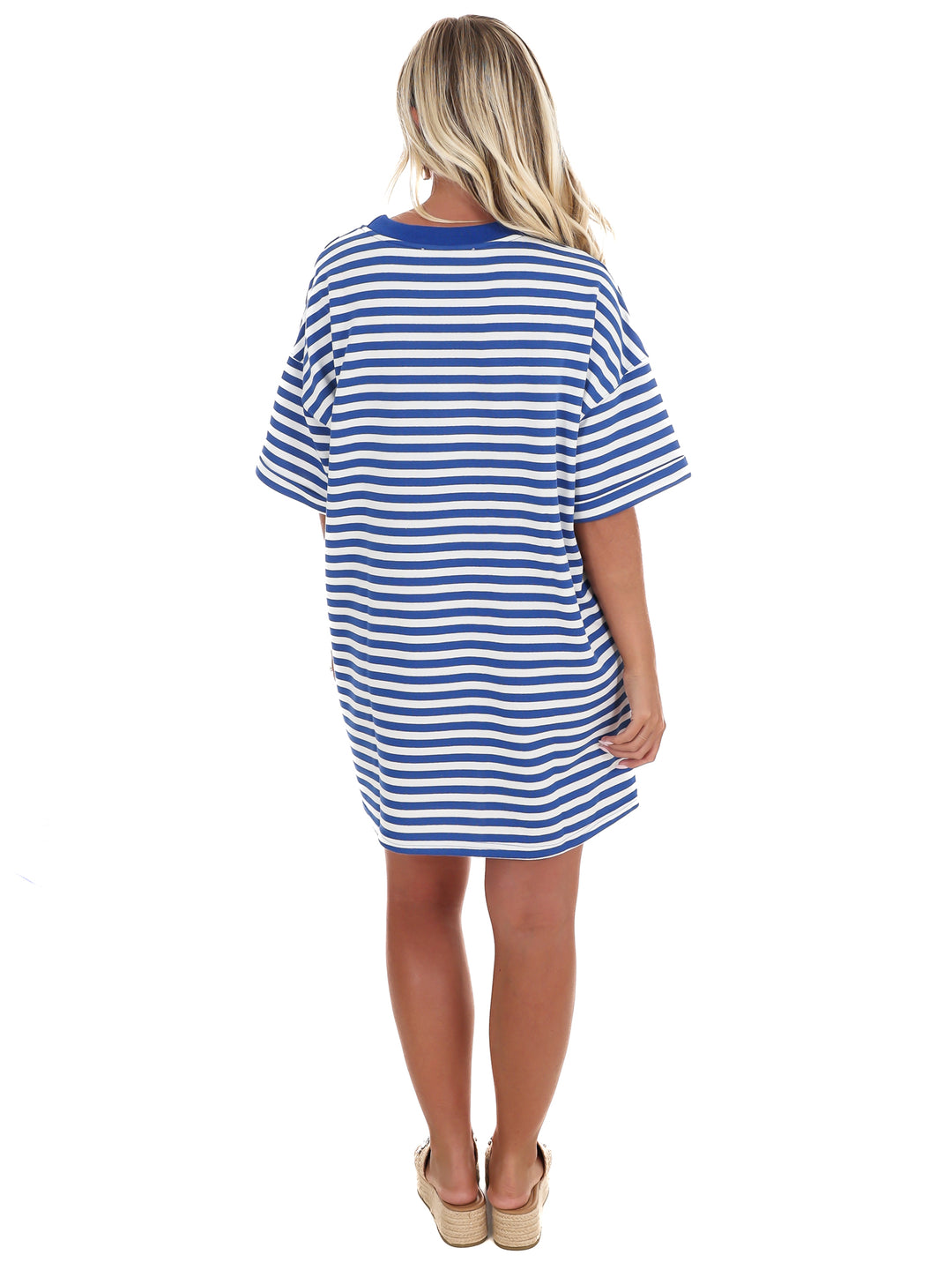 So in Sync Stripe Shirt Dress