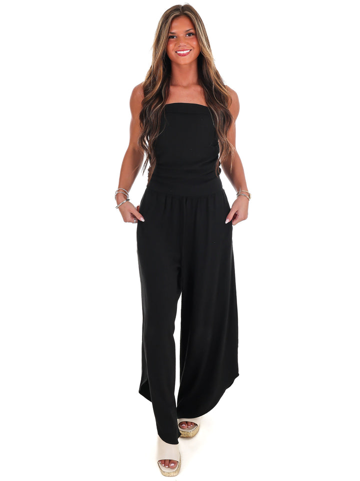 Sandy Shores Linen Tube Top
