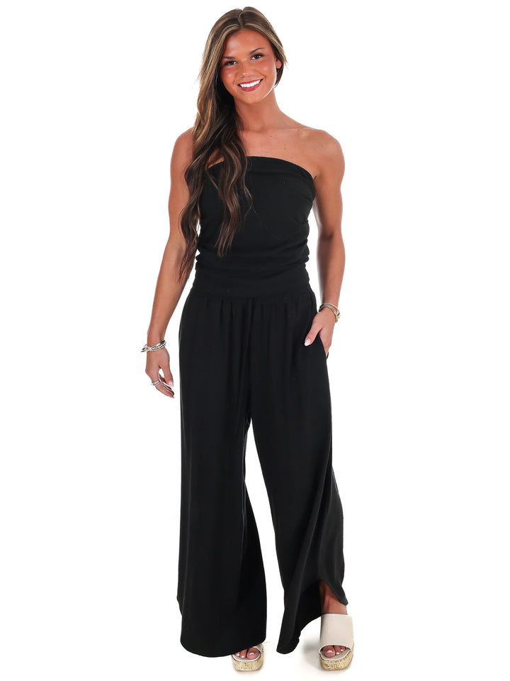 Sandy Shores Linen Tube Top