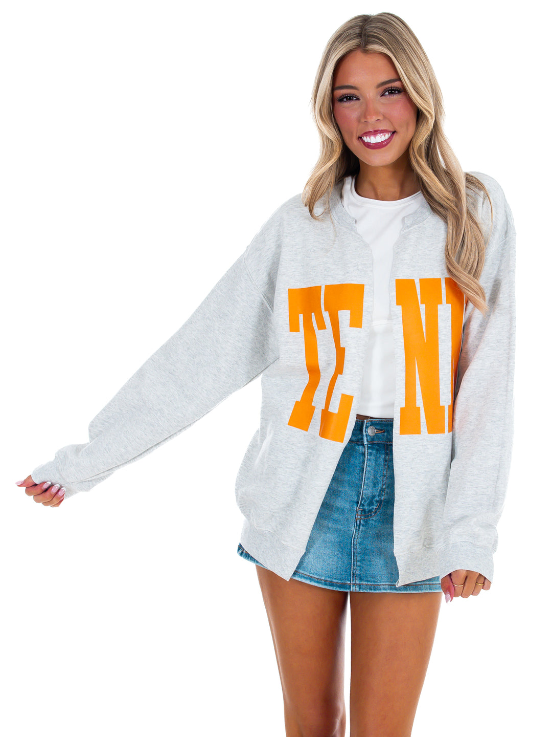 TENN Sweatshirt Cardigan