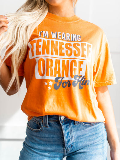 Wearing Tennessee Orange For Him Tee