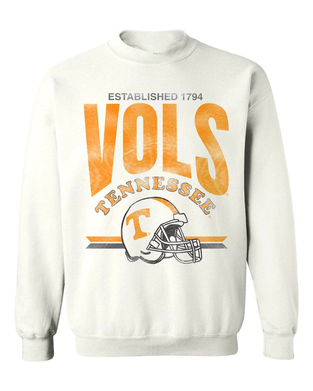 Vols Established Date Helmet Thrifted Sweatshirt