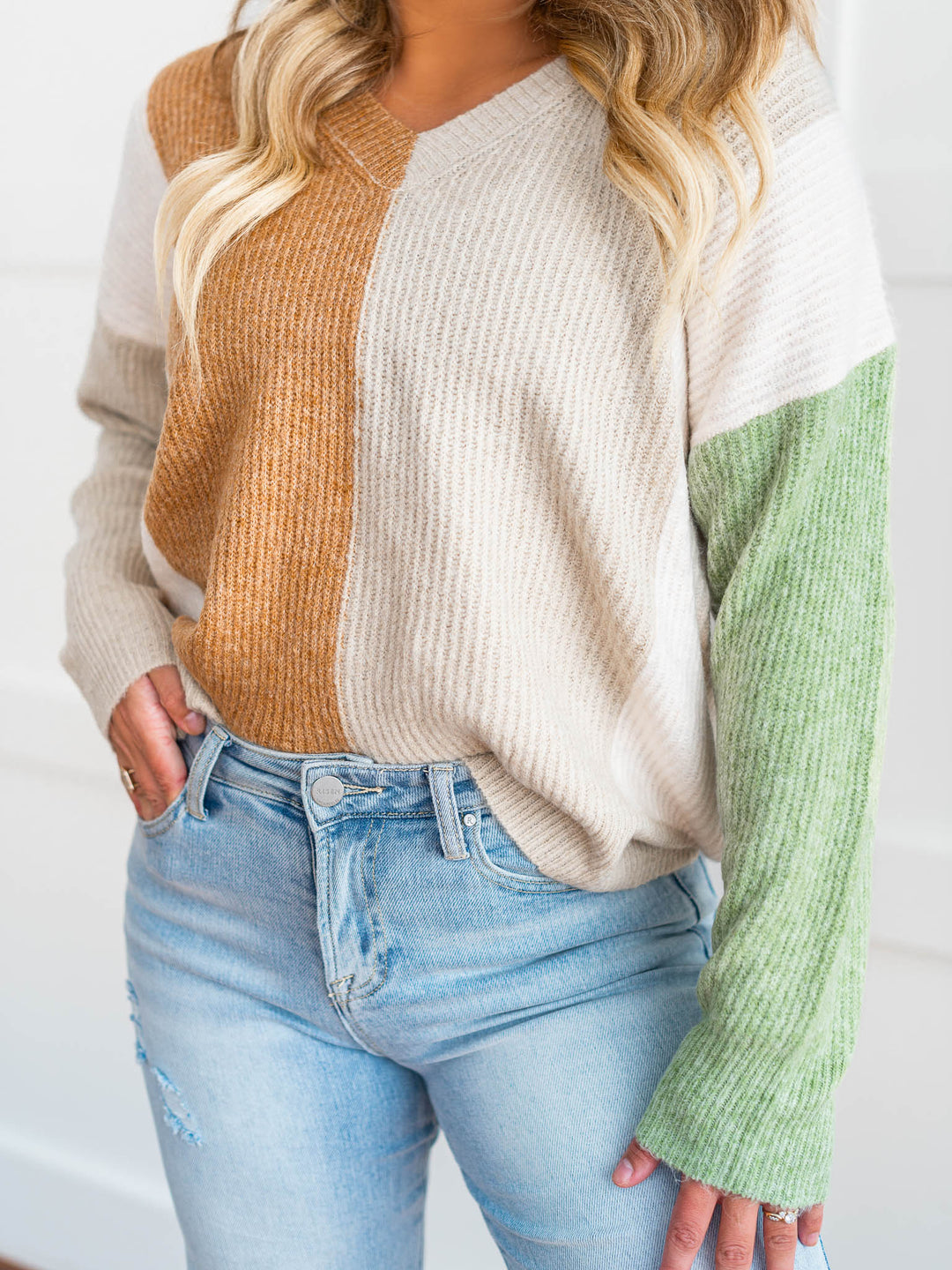 Say You Love Me Colorblock Sweater