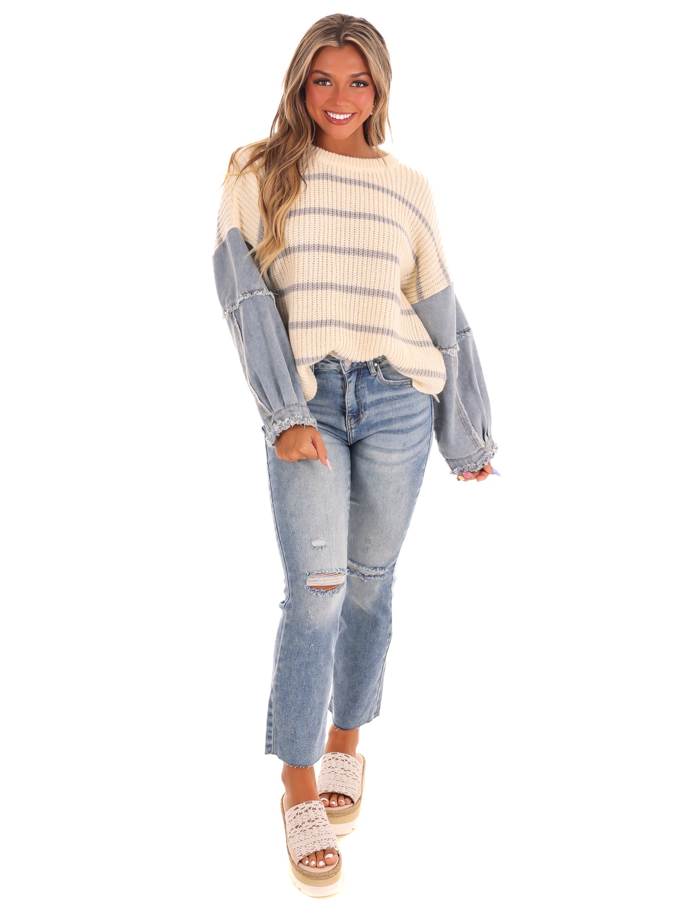 Chill Chaser Stripe Sweater