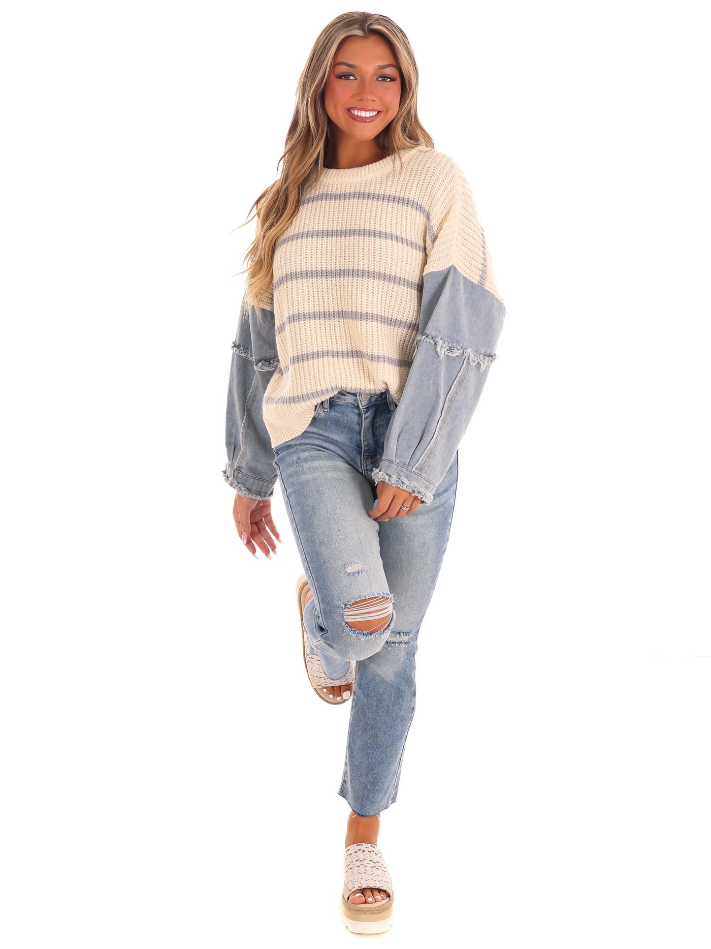 Chill Chaser Stripe Sweater