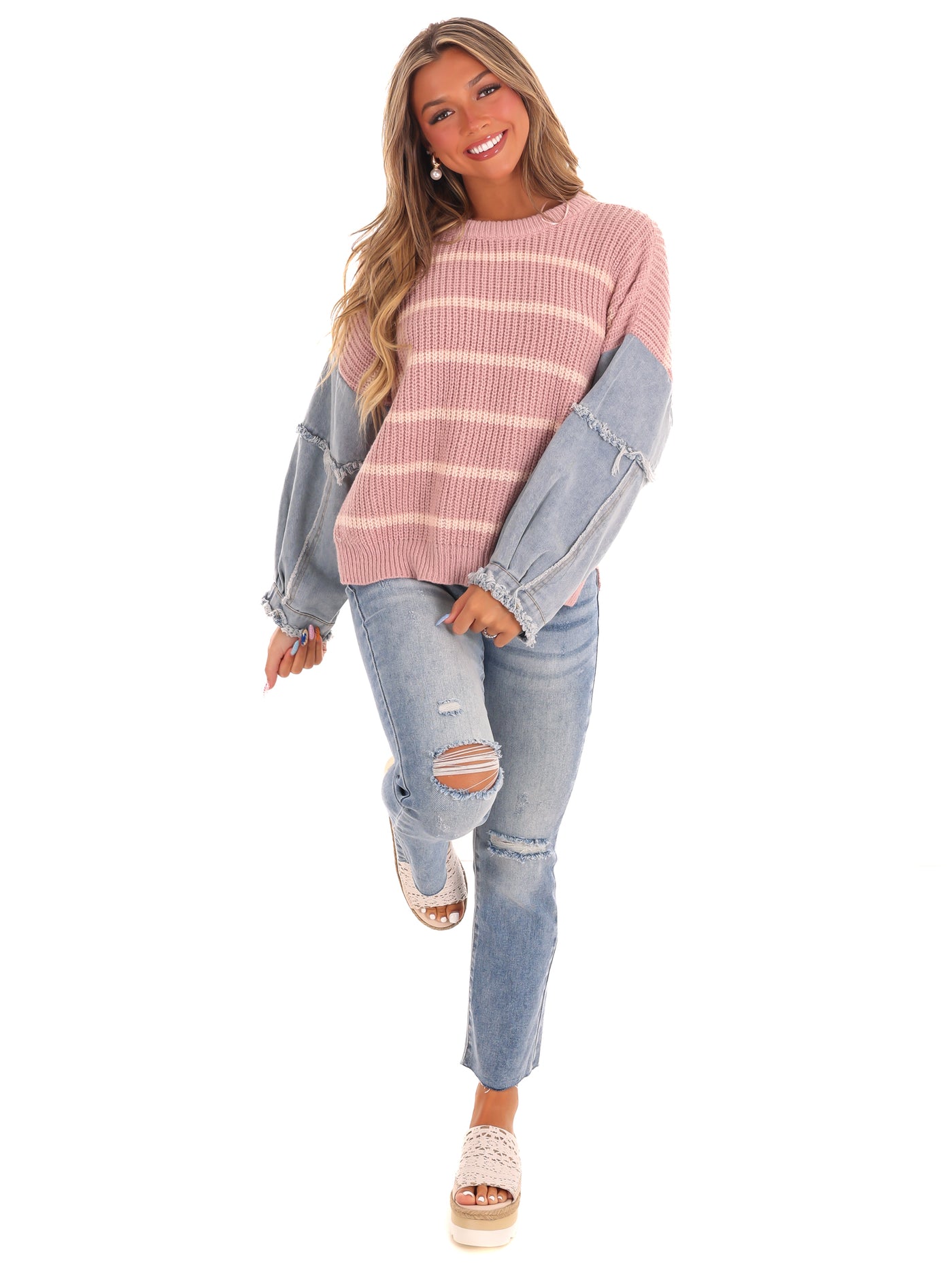 Chill Chaser Stripe Sweater