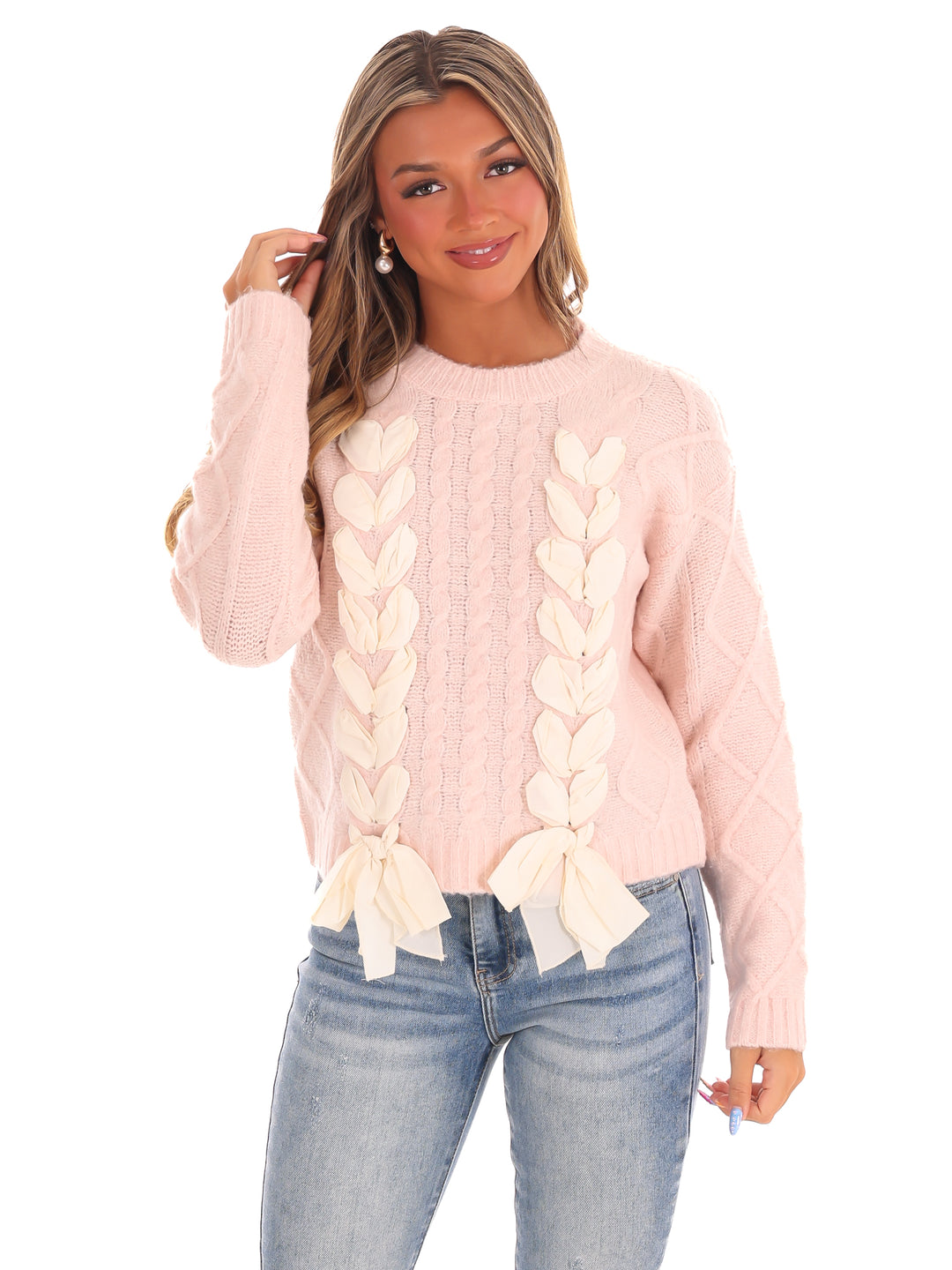 Charming Bow Sweater