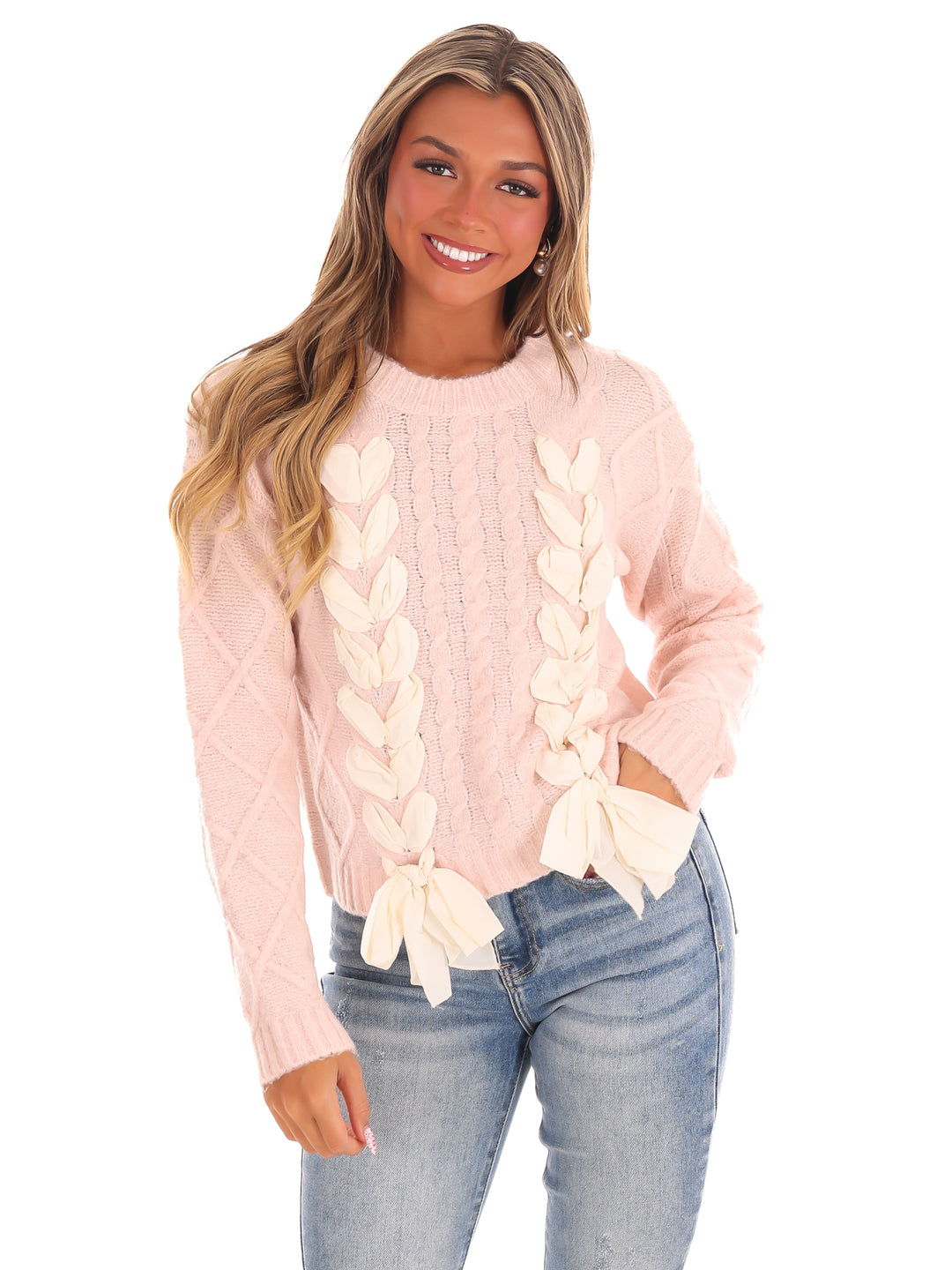 Charming Bow Sweater