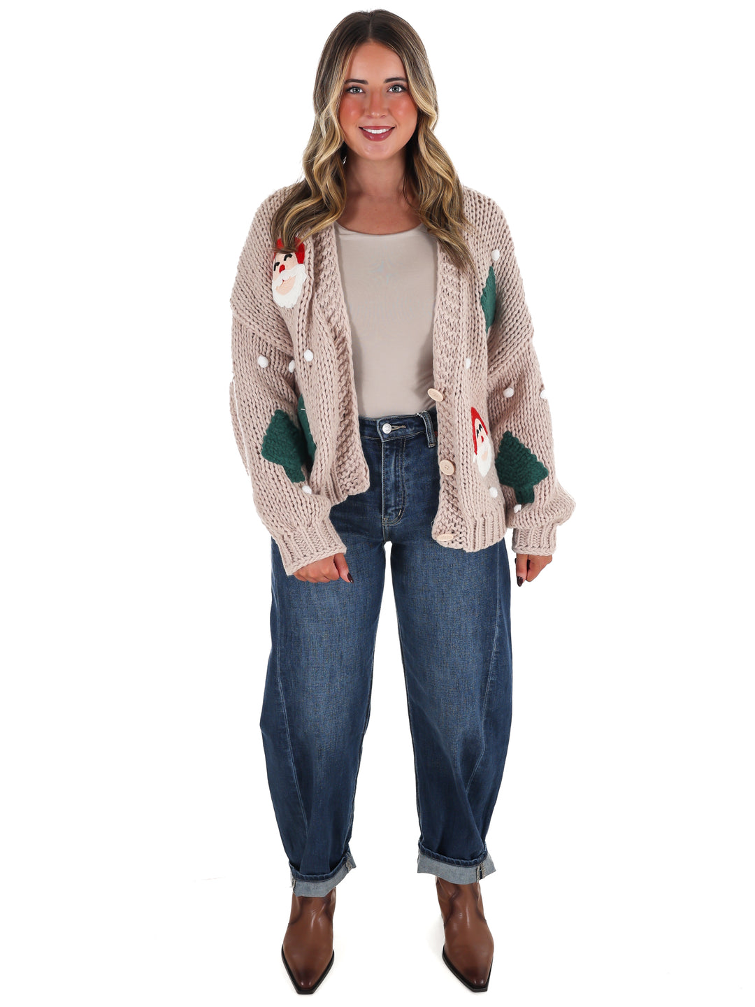 Jingle All the Way Christmas Cardigan