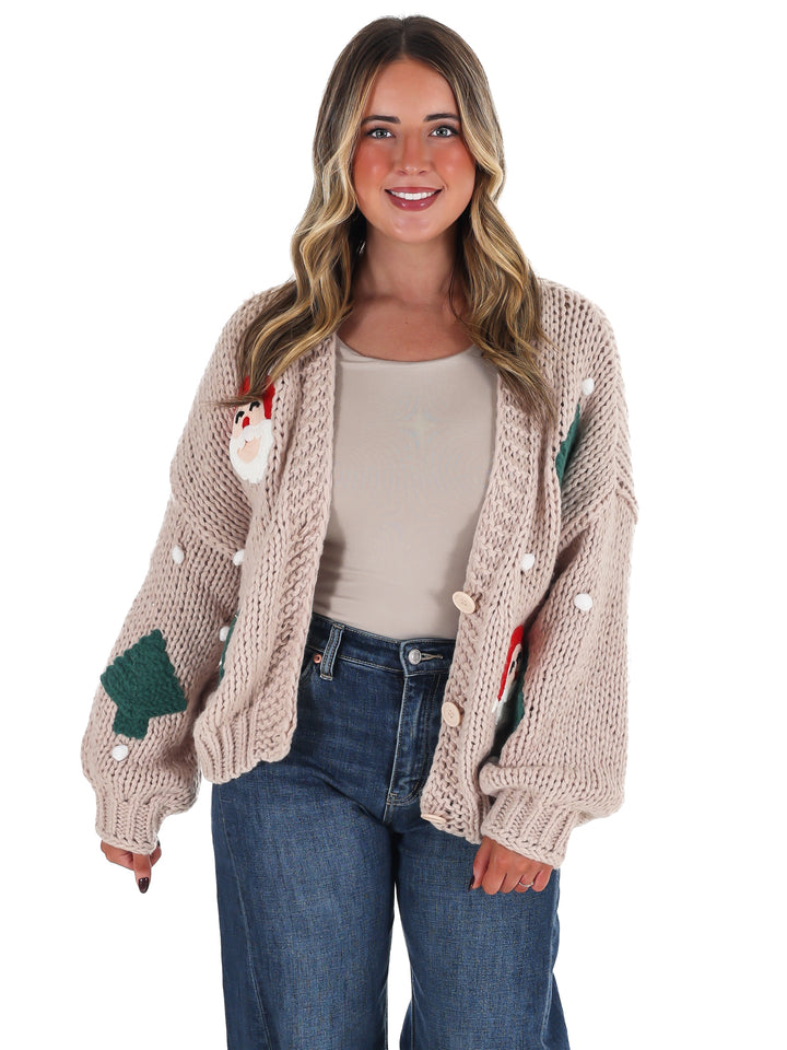 Jingle All the Way Christmas Cardigan