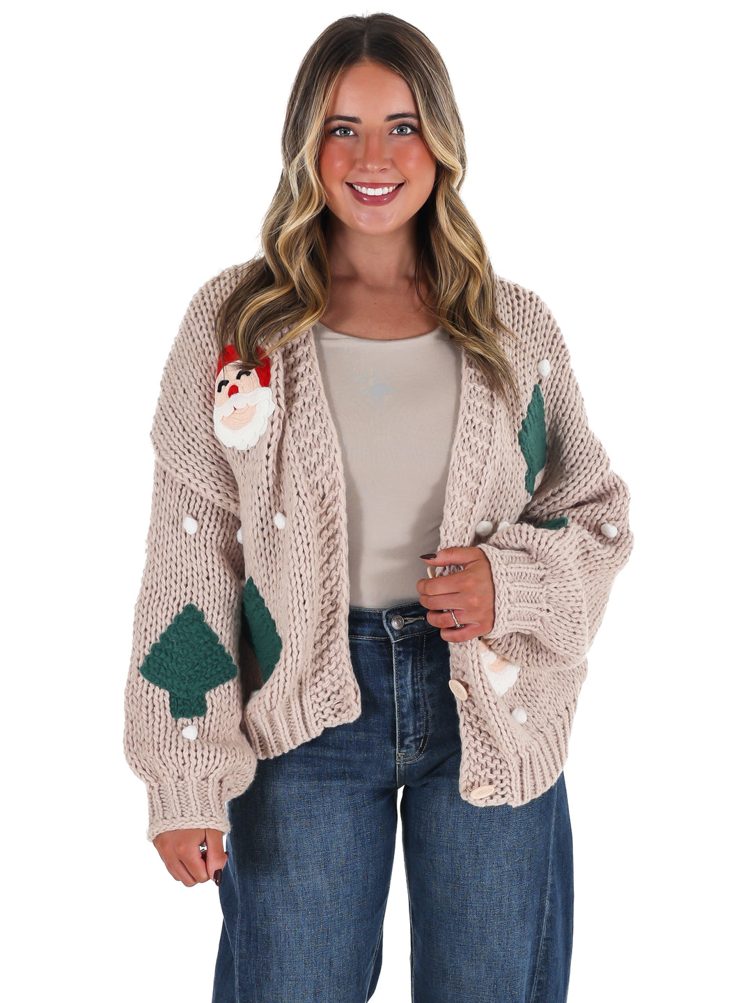 Jingle All the Way Christmas Cardigan