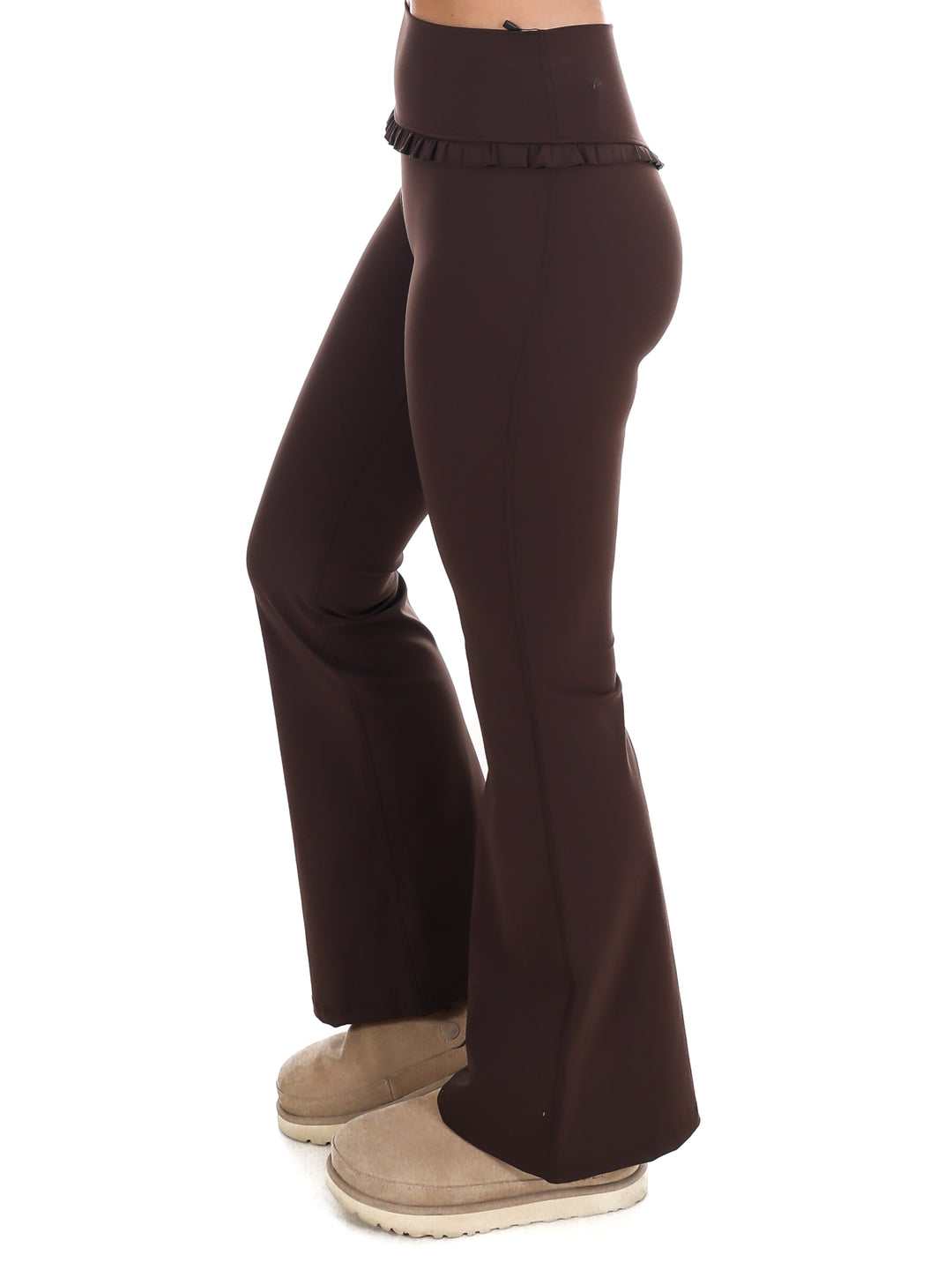 Stay Sweet Ruffle High Waist Flare Pants